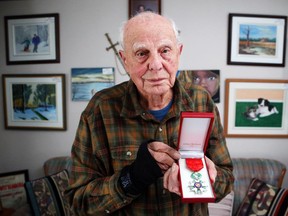 Harvey Wittenburg, 94, recently received one of France's highest honours, the Rank of Knight of the Legion of Honour, for his services as a soldier in the Canadian Army during the Second World War.
