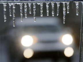 Environment Canada issued a special weather statement calling for a chance of freezing rain Sunday evening.