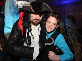 Isaac White, 12, looks ready to sail the high seas at the Ottawa Children's Gala.