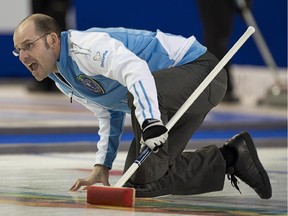 Quebec skip Jean-Michel Menard is competing in a major bonspiel in Gatineau this week.