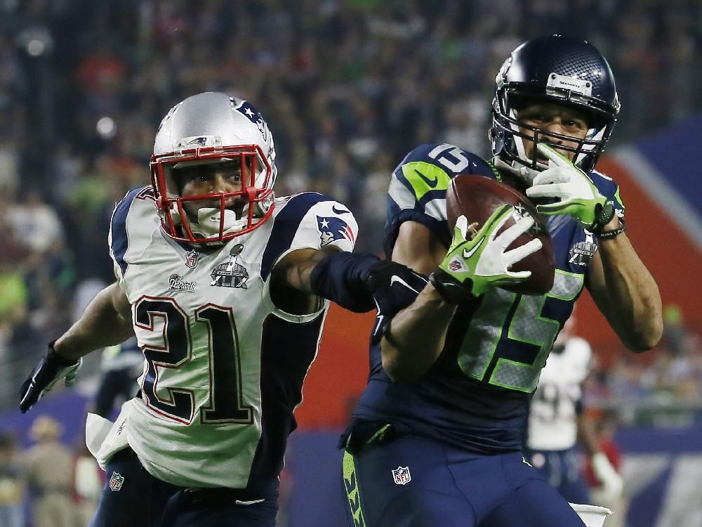 Photo: New England Patriots vs Seattle Seahawks in Super Bowl XLIX in  Phoenix, Arizona - SBP20150201110 