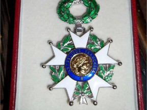 France's Knight of the Legion of Honour decoration.