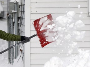 The first wintry blast was expected to dump as much as 15 cm of snow in areas west of Ottawa on the weekend.