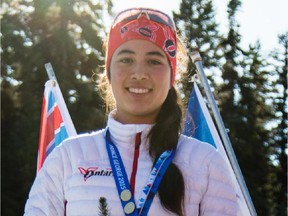 Leilani Tam von Burg has won two gold medals at the Canada Winter Games.