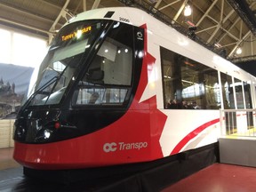 LRT mock up unveiled on Thursday, Jan. 29, 2015