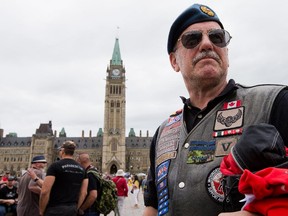 Veterans and their supporters take part in Rock the Hill on Parliament Hill  on June 4, 2014, to draw attention to the problems Canadian veterans are facing.