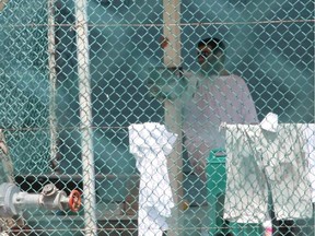 Omar Khadr is seen in Guantanamo Bay's Camp 4 on October 23, 2010. THE CANADIAN PRESS/Colin Perkel