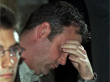 2003: Conservative incumbent John Baird shows a little exhaustion during an all-candidates meeting at Cedarhill Golf and Country Club on September 26, 2003.