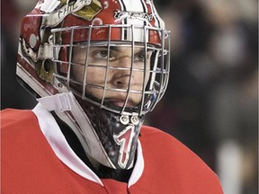 Ottawa 67's goaltender Liam Herbst.