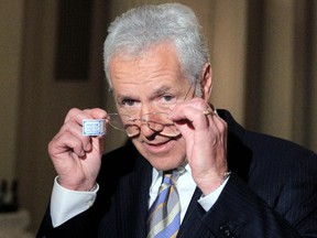 Files: Jeopardy! star Alex Trebek has donated $100,000 to help the Royal Canadian Geographical Society stage the Canadian Geographic Challenge competition live in Ottawa.