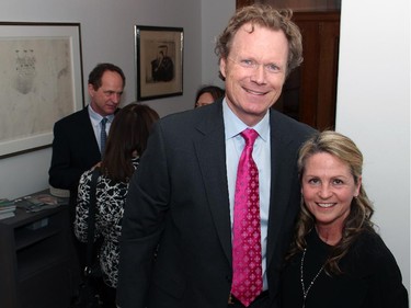 Ottawa real estate agent Rob Marland and his wife, Jane Forsyth, attended the Music to Dine For benefit hosted Wednesday, February 25, 2015, by Norwegian Ambassador Mona Elisabeth Brother at her official residence in Rockcliffe.