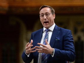 Minister of Justice Peter MacKay answers a question in the House of Commons on Friday.