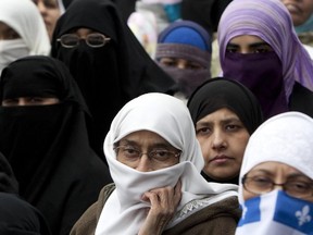 In 2010, about 120 people turned up outside Montreal city hall to express their opposition to Bill 94, saying the legislation reflects cultural xenophobia and has no place in Quebec society. Now, the niqab is on the federal government's agenda; it says women shouldn't be allowed to wear it during the citizenship oath.