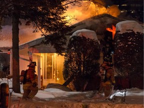 Scene of a fatal fire at 3340 Kodiak St. in South Keys, Saturday, February 7, 2015.