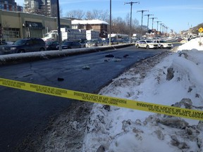 Rideau and King Edward where a pedestrian was struck by a vehicle Thursday.