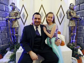Spencer Warren and his daughter, Emily, at the 2015 Ottawa Children's Gala at the Ottawa Event and Conference Centre.