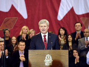Prime Minister Stephen Harper makes his anti-terrorism announcement in Richmond Hill, Ont., on Friday, Jan. 30, 2015.