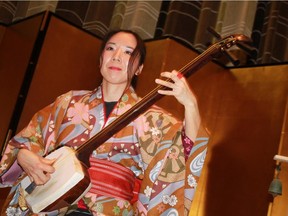 The embassy of Japan, in co-operation with the Canada Council for the Arts, hosted the 2014 Canada-Japan Literary Awards Ceremony and concert Jan. 25 at the embassy. Japanese musician Ryoko Itabashi played folk songs.