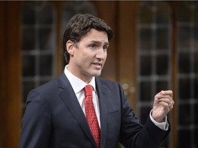 Liberal leader Justin Trudeau gets behind the government's anti-terror bill, adding that a Liberal government would toughen oversight of CSIS.