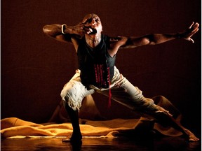 Vincent Mantsoe in a moment from his dance piece Skwatta

For 0205 dance