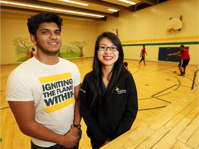 Wendy Liang and Tanveer Mostafa, both first-year students at the University of Ottawa, are the project managers behind Ottawa Soccer Offlcials. The program teaches homeless and disadvantaged people how to be soccer referees.