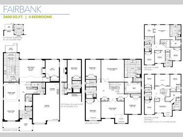 The Fairbank offers the more traditional separation of formal and informal space on the main floor.