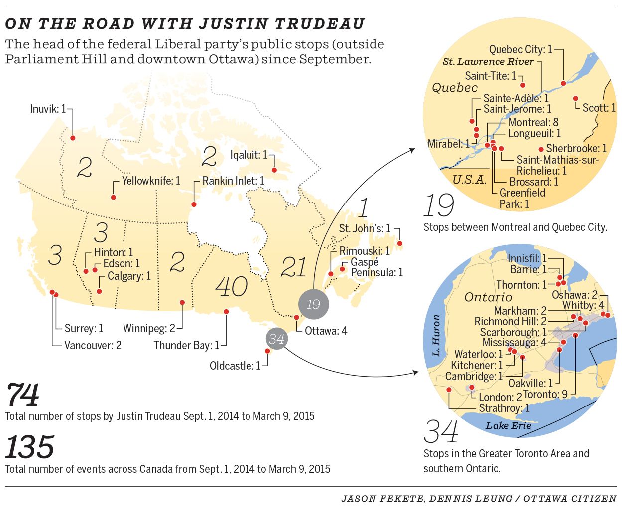 On the road with Justin Trudeau