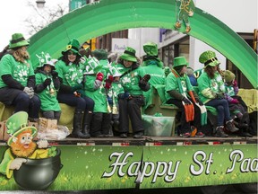 Annual 33rd St. Patrick's Parade started at Ottawa City Hall on Laurier and finished on Bank St at Lansdowne Park.