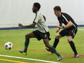 Fury FC plays its only home pre-season game against the Rochester Rhinos at the Complexe Branchaud-Brière.