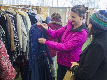 Princess dress at the Ottawa Antique and Vintage Market at the Carleton University Fieldhouse.