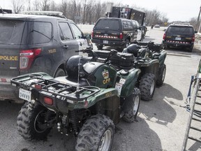 An OPP command post was set up west of Carleton Place to co-ordinate the search.
