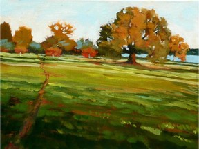 Arboretum in September by Barbara Sohn at Galerie Old Chelsea until April 23.