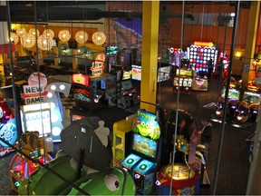 Funhaven is an indoor amusement centre with a floor of arcade games and simulators.