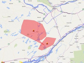A Hydro One outage has hit more than 15,000 clients.