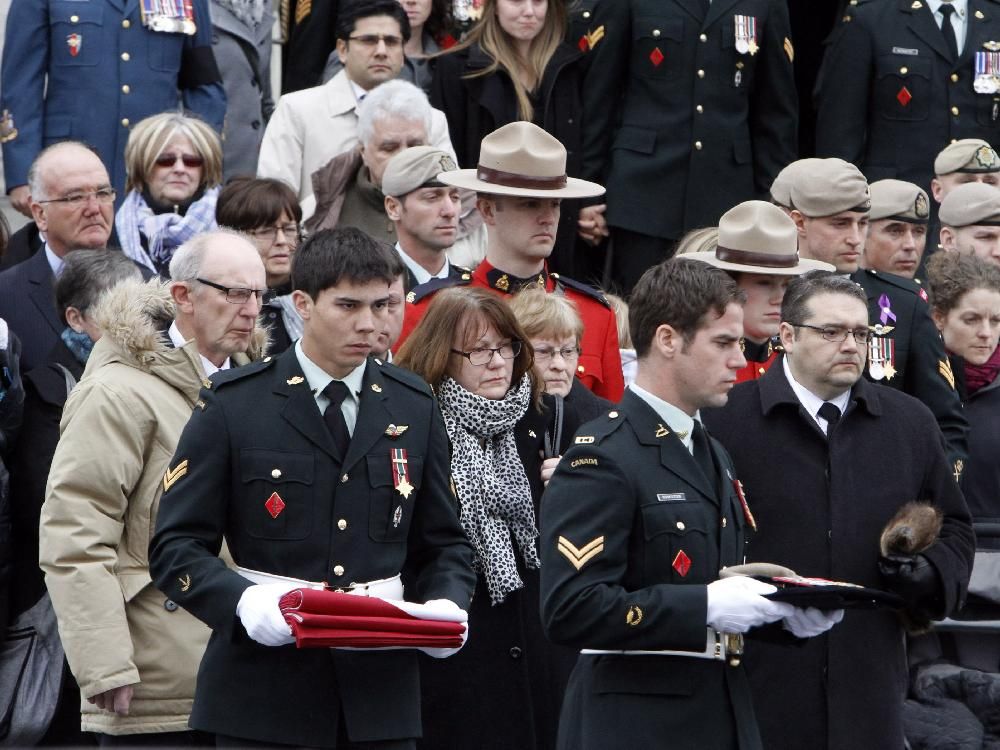 Mourners Gather At Notre Dame Cathedral For Funeral Of Sgt. Andrew ...