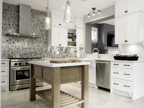 Recent Country French kitchens tend to include less bright colours and more neutrals, in cabinet hues and wall colours.