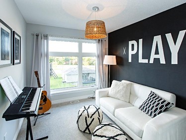 Leclair Decor shows its keen eye for the unusual, including a music-themed top-floor study in the Cambie.