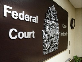 Freelance photo - CanWest use only // OTTAWA: July 24, 2008 -- Federal Court -- Sign in the interior reception area of the Federal Court in his downtown Ottawa (90 Sparks St.)  on Thursday, July 24, 2008.  Photo by Jana Chytilova for National Post (For National Post story by Adrian Humphreys) ORG XMIT: POS2013102420244802