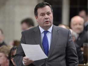 Defence Minister Jason Kenney answers a question during Question Period in the House of Commons in Ottawa on Wednesday, March 11, 2015.