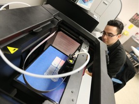 The 3D printer at the Ottawa Public Library's Centrepointe branch is in demand.