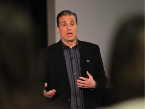 Michael Landsberg speaks during a Mental Health Awareness Week presentation at the University of Windsor in 2013.