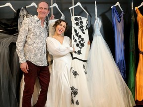 Opera Lyra and McCaffrey Haute Couture wedding dress