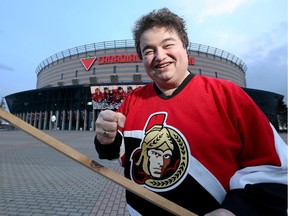 Coun. Rick Chiarelli was at Canadian Tire Centre on Monday trying to undo what some Senators fans say is the curse he put on the team when he introduced a motion last week to open Sens Mile even before the Senators have a guaranteed playoff berth.