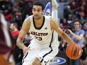 The Carleton Ravens got a sublime performance from playmaker Philip Scrubb, seen in a file photo, in the OUA title game.