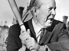 Prime Minister Lester B. Pearson, who continued to play baseball with enthusiasm when he worked on the Hill, was third baseman for Guelph in its inaugural 1919 Intercounty Leauge season.