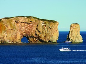 Spotlight on the tip of the Gaspé Peninsula