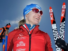 Sheila Kealey is a local 50-year-old cross country skier, who regularly races against, and beats, skiers younger than her.