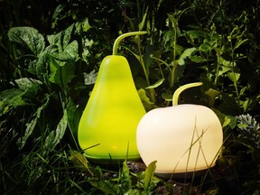 Solar-powered floor lamps from IKEA Canada.