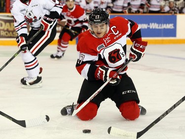 Travis Konecny of the Ottawa 67's during first period OHL action.