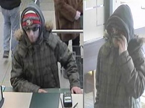 The suspect fled with an undisclosed amount of cash after the robbery on Montreal Road, police say.